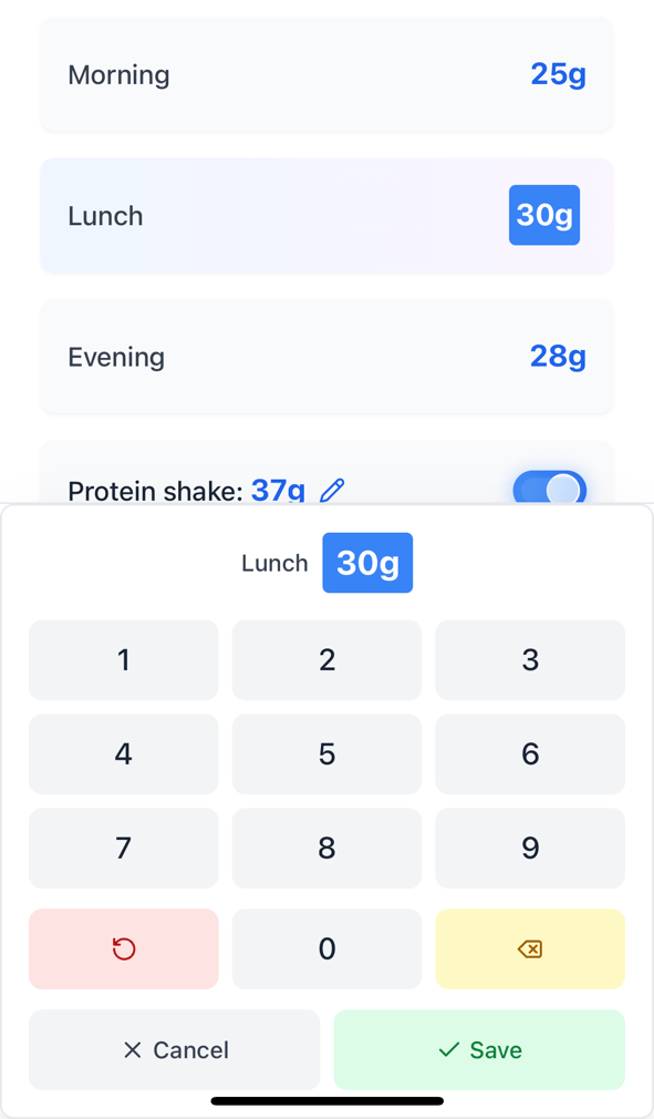Proteins screenshot 2