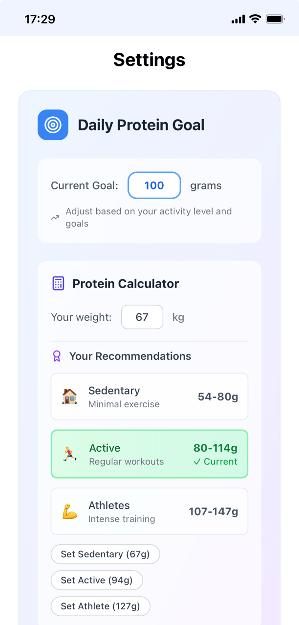 Proteins screenshot 5